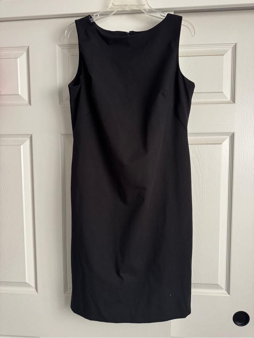 Liz Claiborne Black Sleeveless Midi Sheath Dress